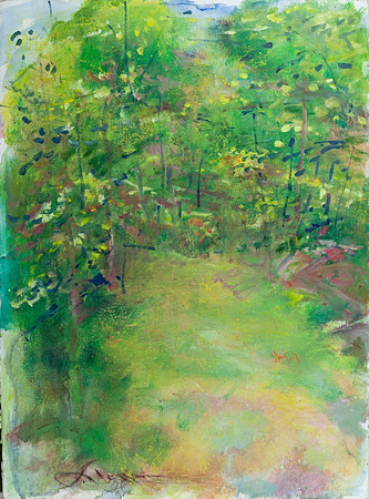 path to you original watercolor30"x22"