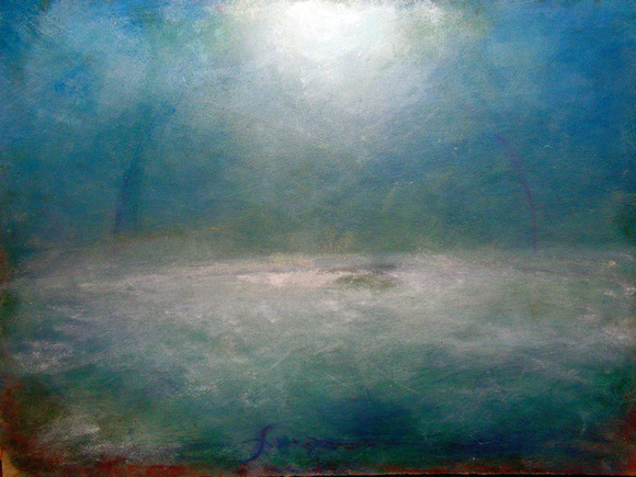 painting watercolor night seaoriginal watercolor painting 22"30'