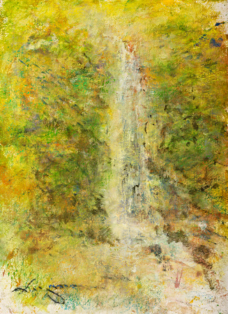 Res Waterfall original watercolor 22x30" 1,200