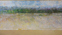24 ft panorama Adirondack lake placid story about long panoramaspainted on location in the Adirondack mountains the 24' one over a 8 year period on lodge rd during a number of painting trips.it was un