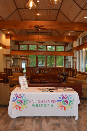 enlightened solutions mural and building interior