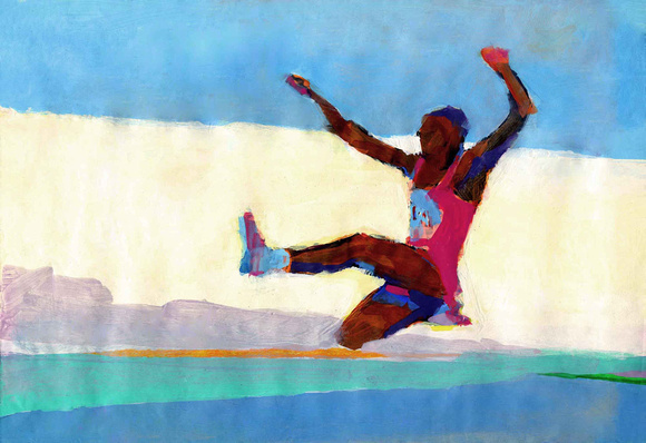 carl lewis long jump IllustrationsThe illustrations on this page are part of a body of work created for clients like NY Times,Time magazine,Olympics,World cup soccer,NBC,ABC,CBS football ,Harper Colin