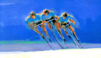 cyclists IllustrationsThe illustrations on this page are part of a body of work created for clients like NY Times,Time magazine,Olympics,World cup soccer,NBC,ABC,CBS football ,Harper Colins,The work w