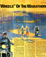 ny times marathon section  original acrylic painting 22"30'