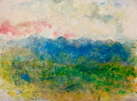 original watercolor Shenandoah Virginia painted on location   on 300lb Shenandoah Valley,Virginia 1,