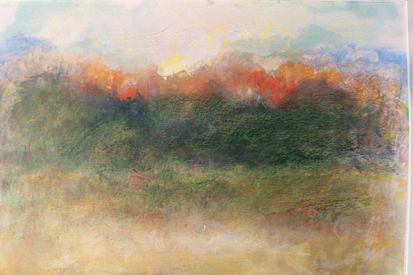oils, pastel landscapes from recent residency at Vermont Studio Center