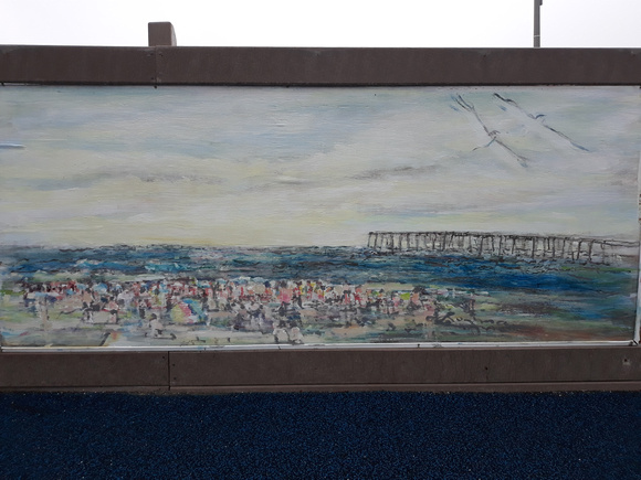 one of six four ft by eight ft wood panels for a Children/s Park Ventnor NJ