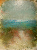 Moon & Seaoriginal pastel watercolor $2,000   available mixed media 34"x28" $900.