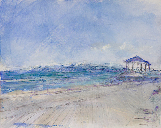 Ventnor beach watercolor 800.