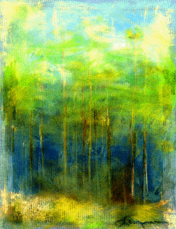 forest edge  available mixed media$900.